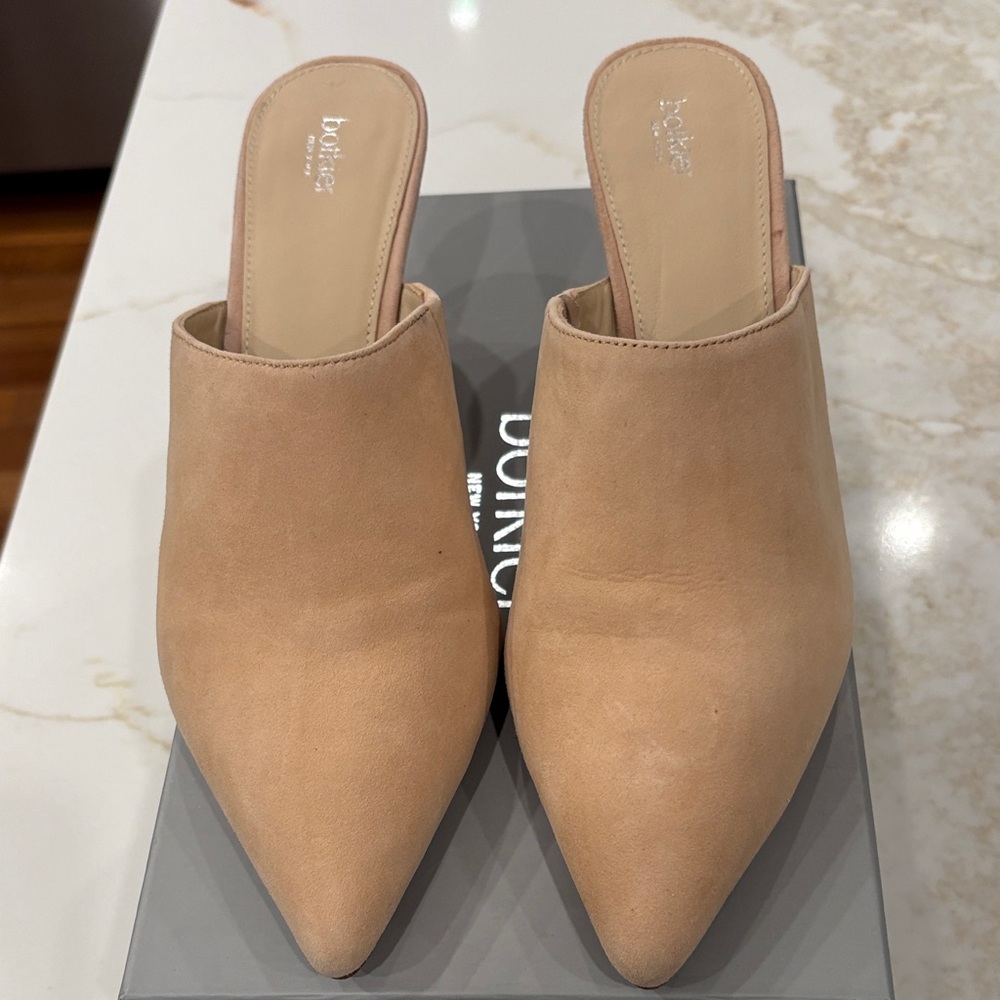 Botkier Women's Beige/Tan Mules 2.5 inch heel - Picture 3 of 15